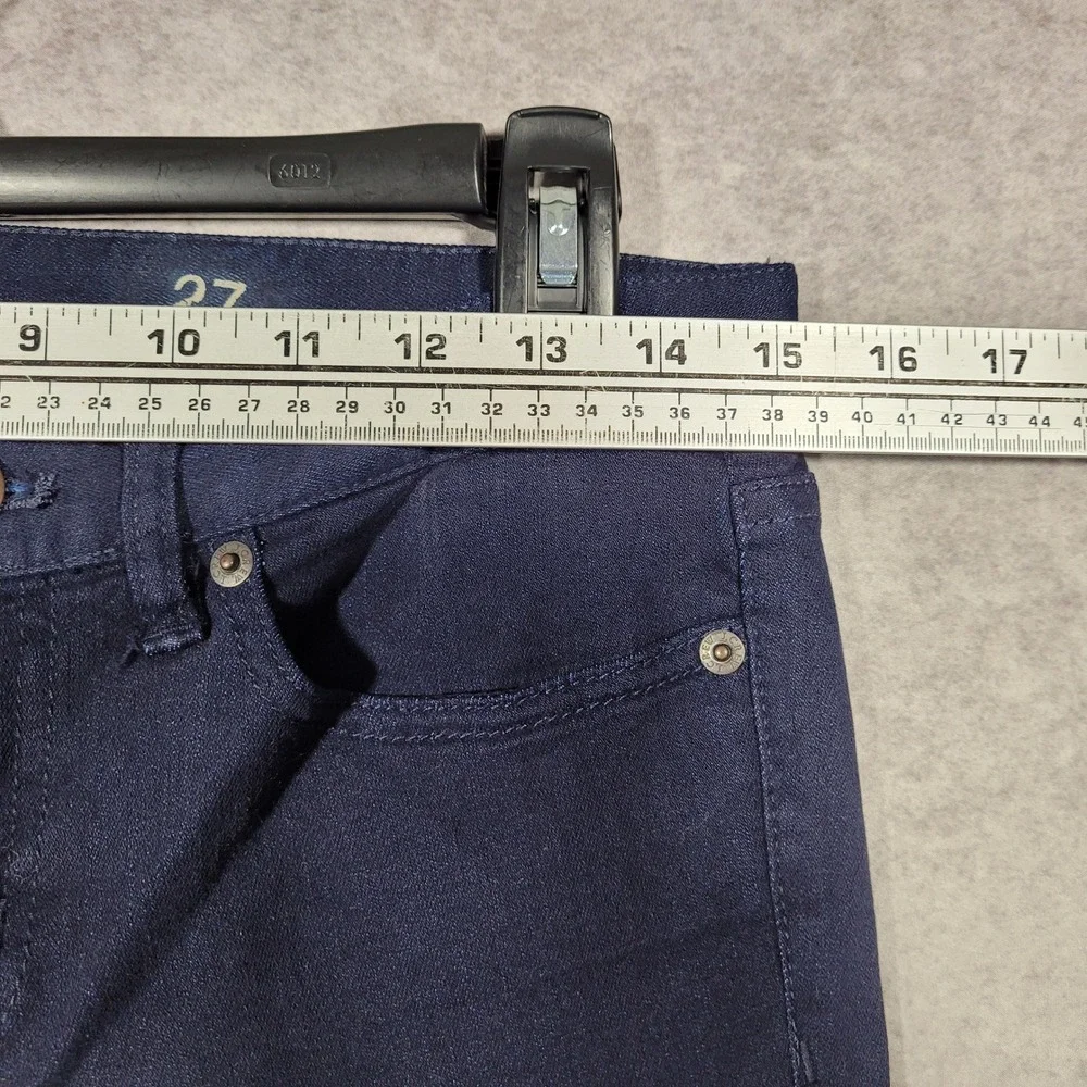 J Crew Leggy Denim‎ Jeans Womens 27 Dark Wash Super Stretch 30x31 NWT